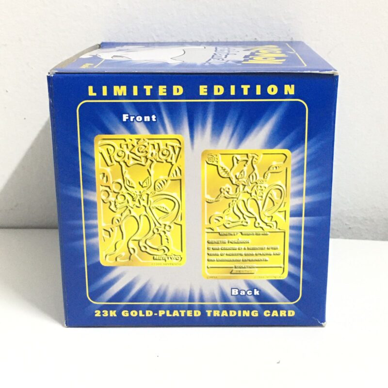 Mewtwo 23K Gold Plated Trading Card - Pokemon