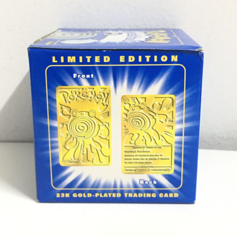 Poliwhirl 23K Gold Plated Trading Card - Pokemon