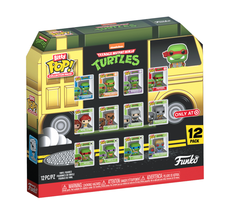 Funko Bitty Pop! TMNT set 12 exclusivo Target tortugas ninja