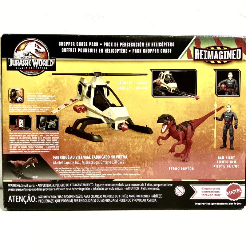 Chopper Chase Pack - Jurassic World Legacy Collection REIMAGINED - MATTEL