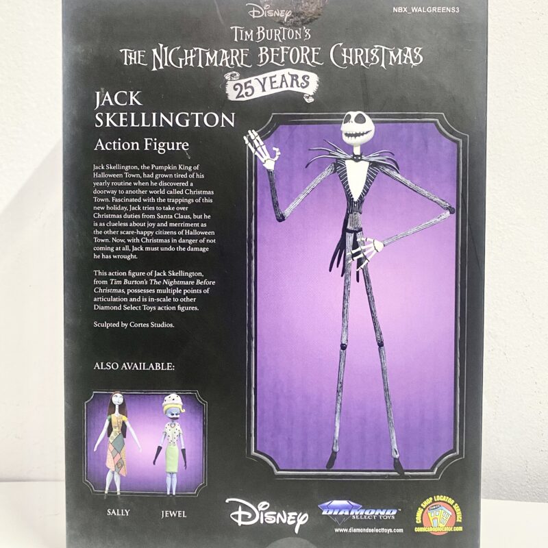 Jack Skellington - The Nightmare Before Christmas 25 years - Disney - Diamond Select Toys - 8"