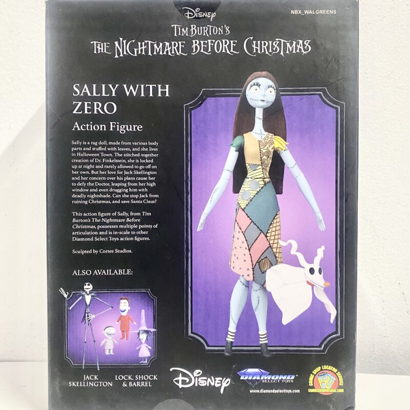 Sally & Zero - The Nightmare Before Christmas - Disney - Diamond Select Toys - 8"