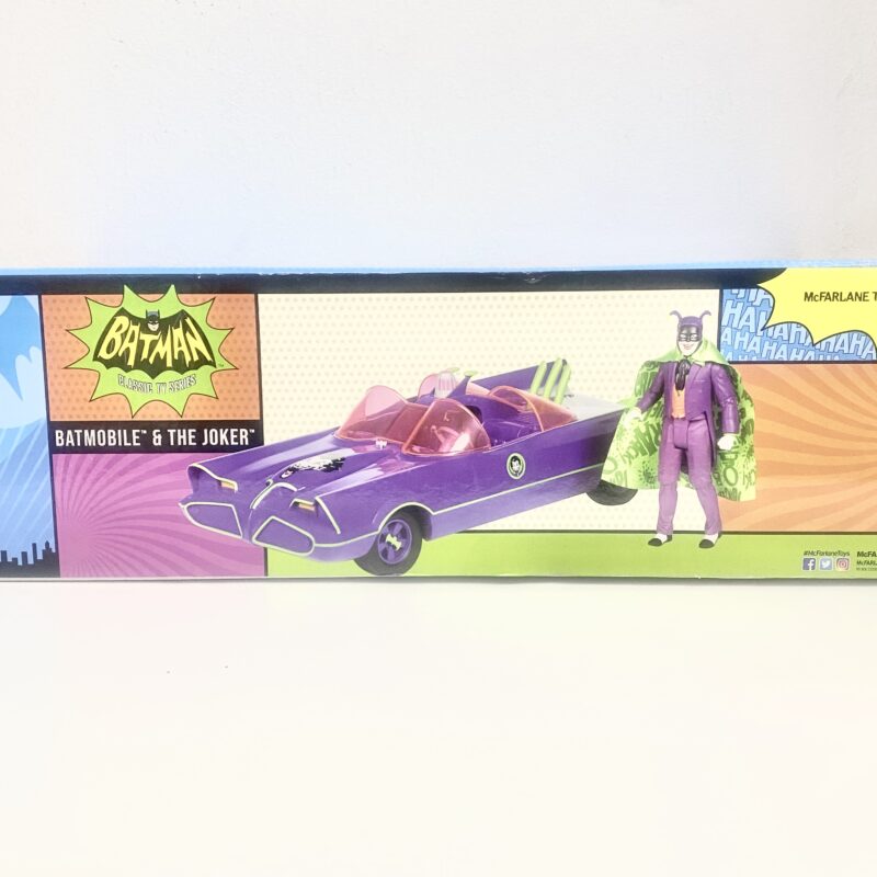 Batmobile & The Joker - DC Batman Classic TV Series - Mc Farlane
