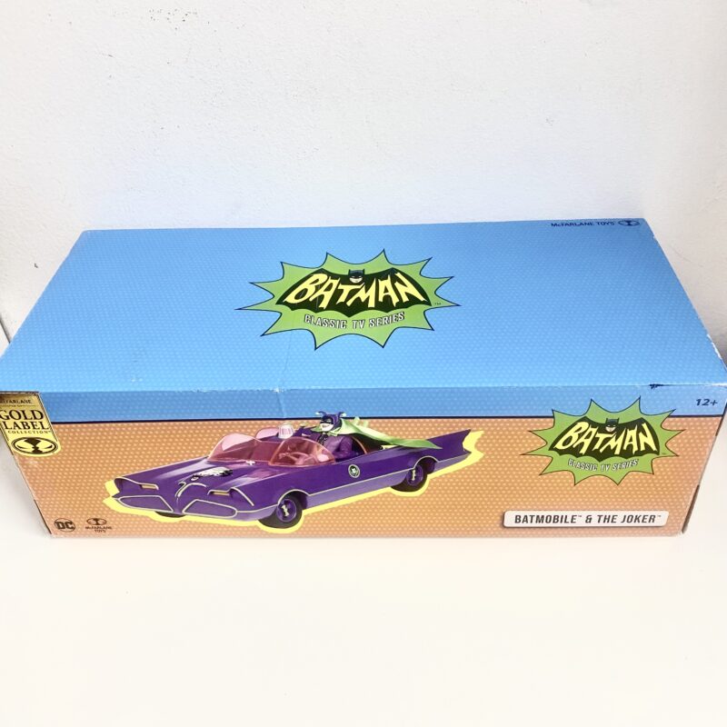 Batmobile & The Joker - DC Batman Classic TV Series - Mc Farlane