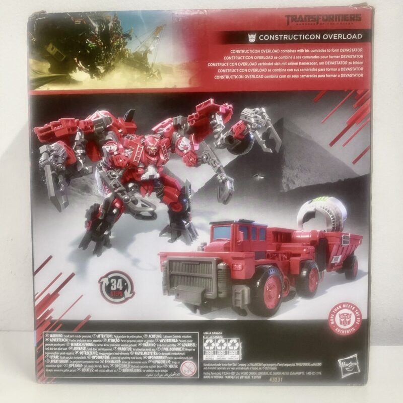 Constructicon Overload - Transformers Studio Series MTMTE Collection - Hasbro